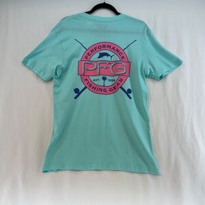 Columbia PFG Performance Fishing Gear T-Shirt Light Blue Men’s Medium